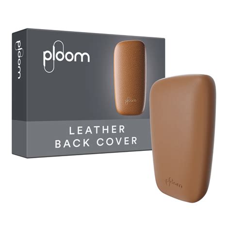ploom brown leather back panel - Brown Leather Back Cover for Ploom X Advanced.